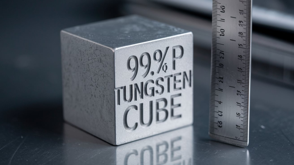 Applications of the 99.9% Pure 183.84 6192 F Tungsten Cube