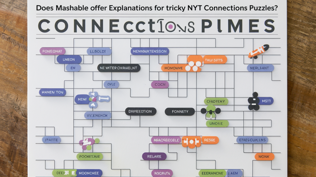 Does Mashable Offer Explanations For Tricky Nyt Connections Puzzles?