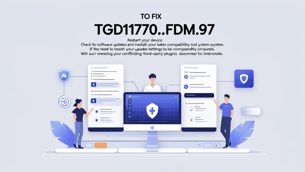 How Do I Fix The Tgd170.Fdm.97 Error?