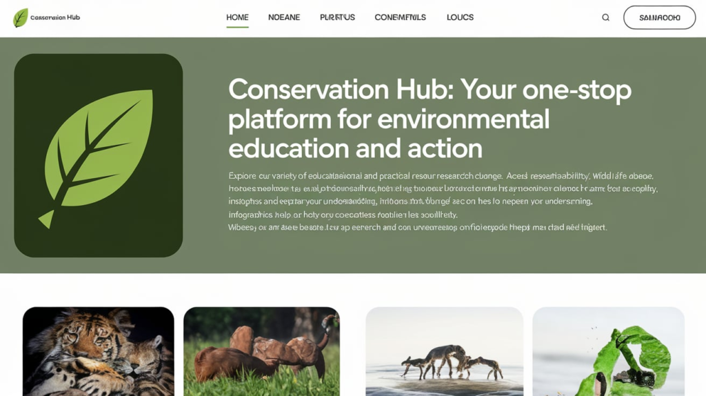 How does voiceofconservation.org/ promote environmental education?