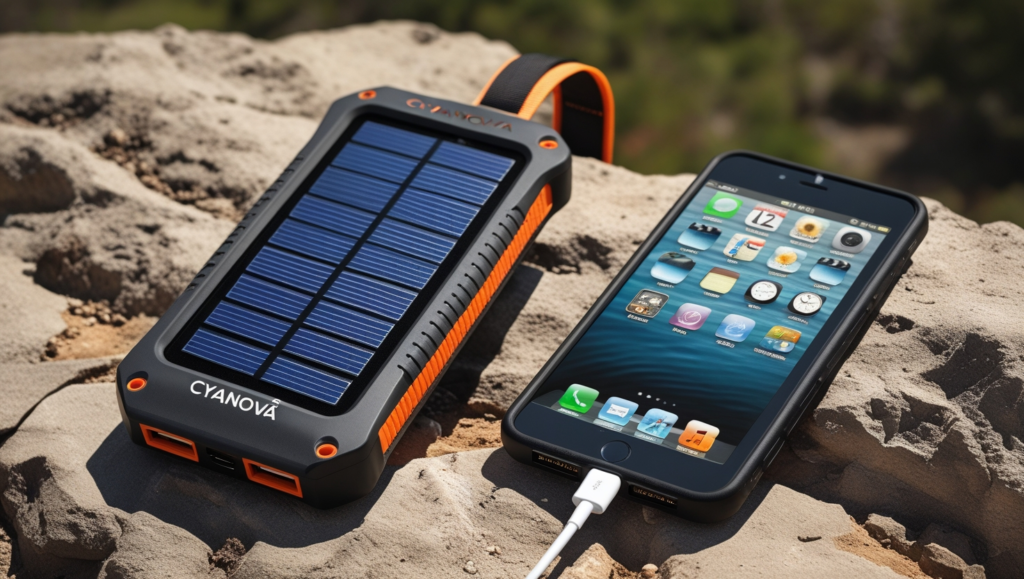 How Does Cyanová’s Solar-Powered Charger Work?